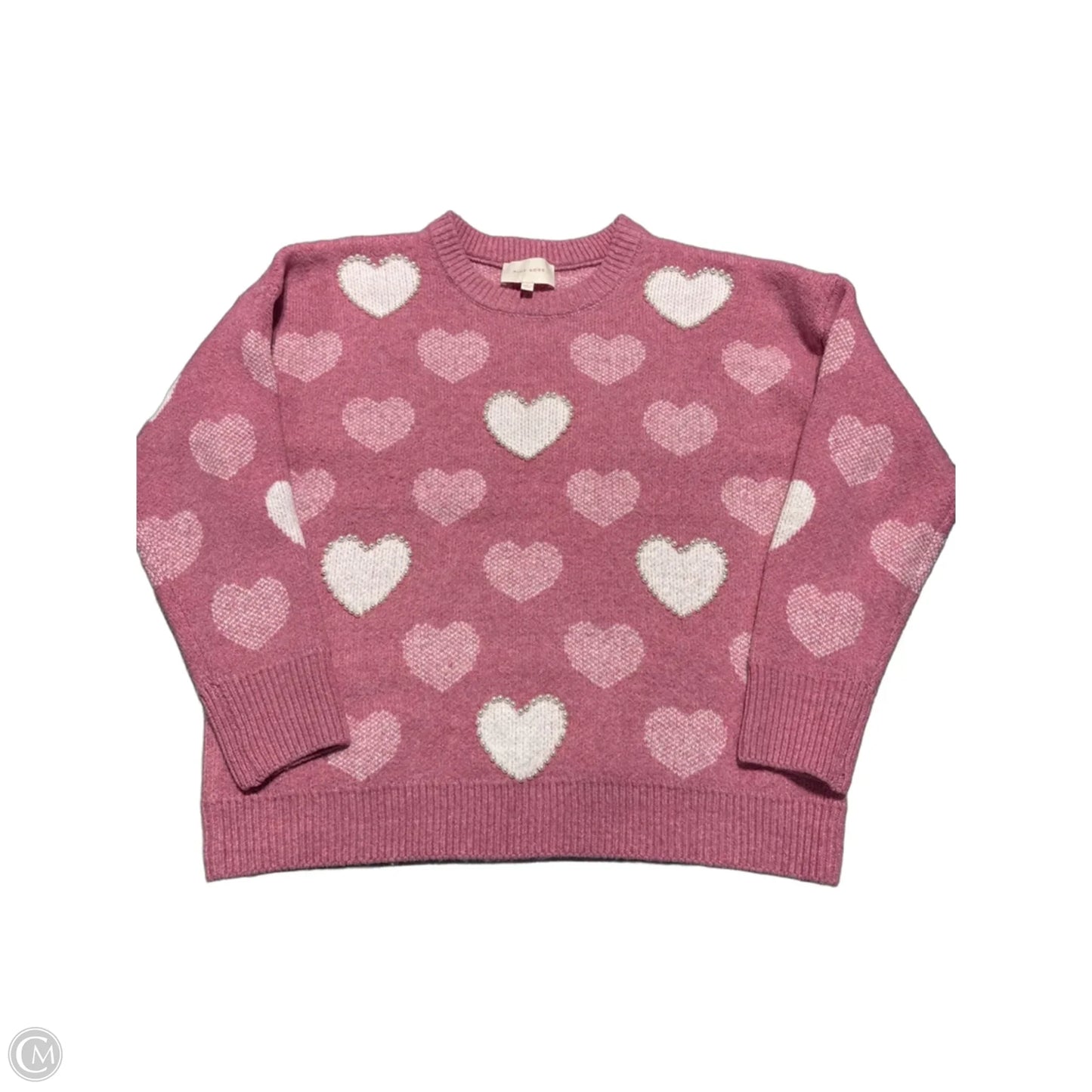 Sweater By Pink Rose In Pink, Size: Xl