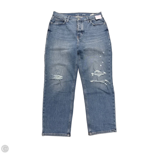 Jeans Straight By Old Navy In Blue, Size: 14