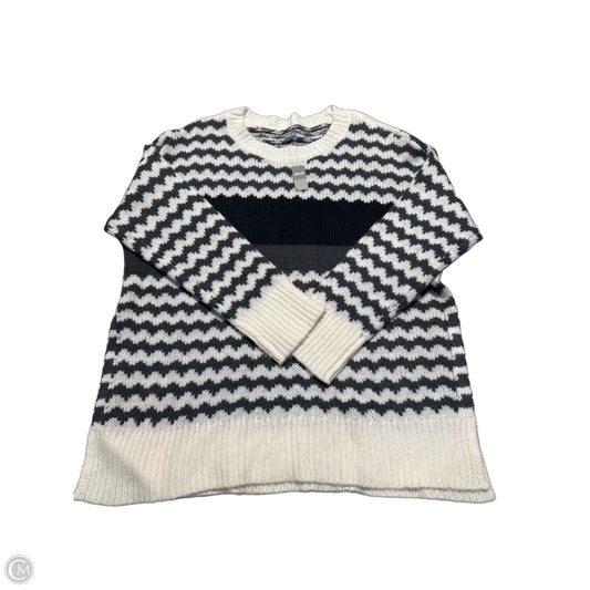 Sweater By Aerie In Grey & White, Size: M