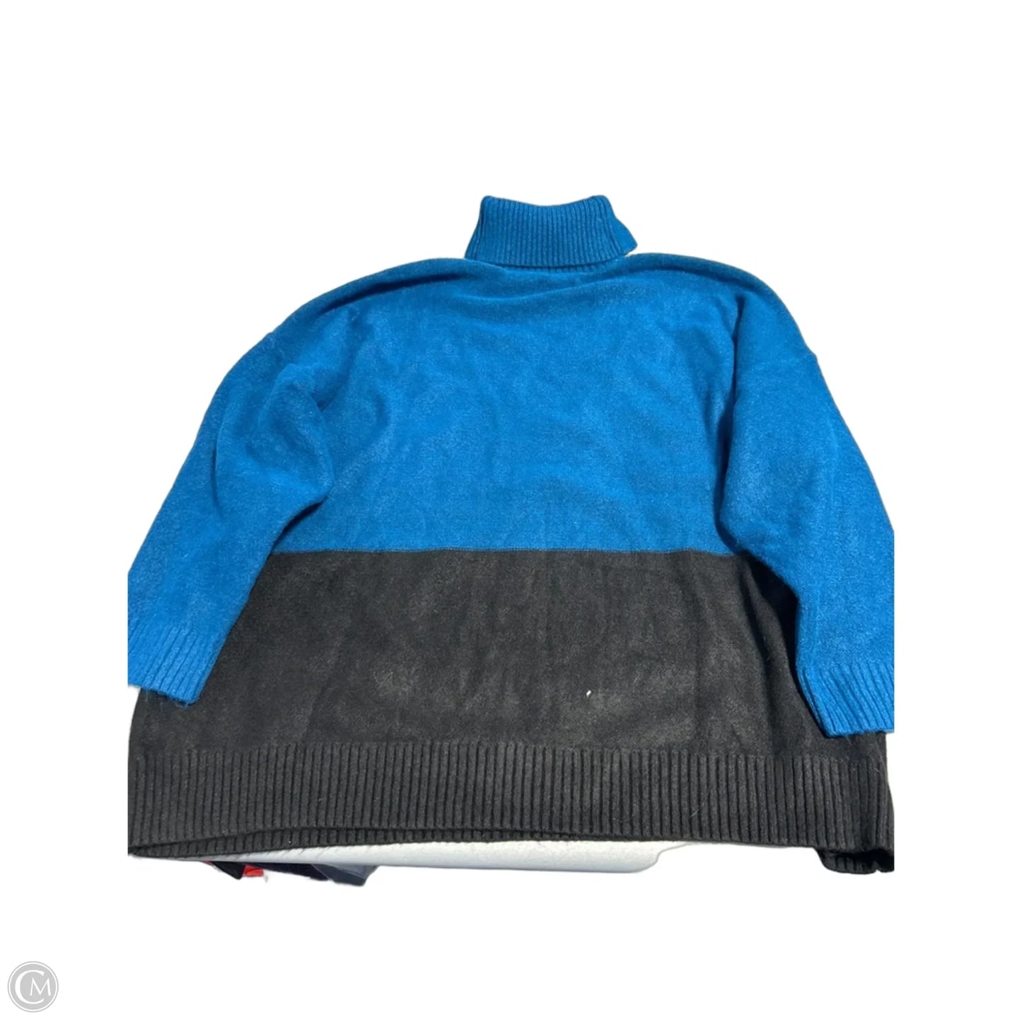Sweater By Simply Vera In Blue, Size: Xxl