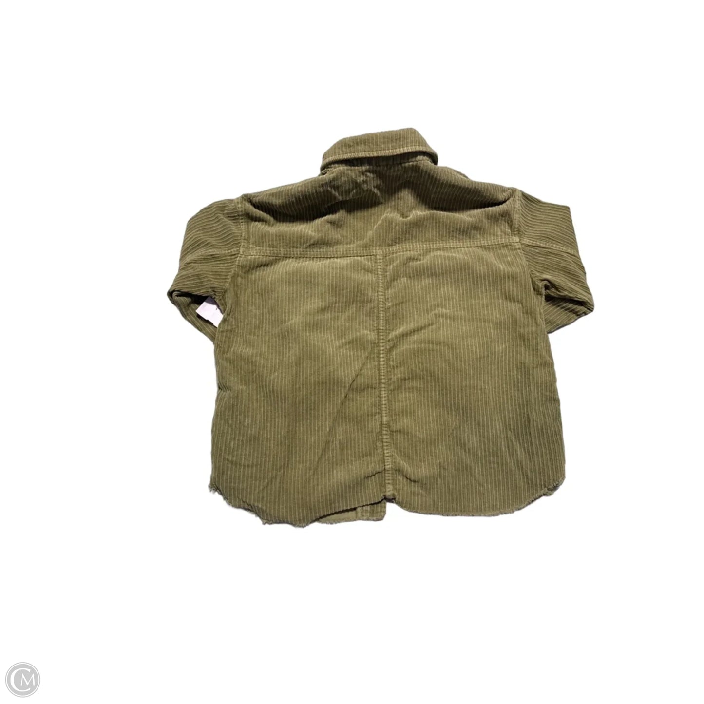 Top Long Sleeve By Zara In Green, Size: S