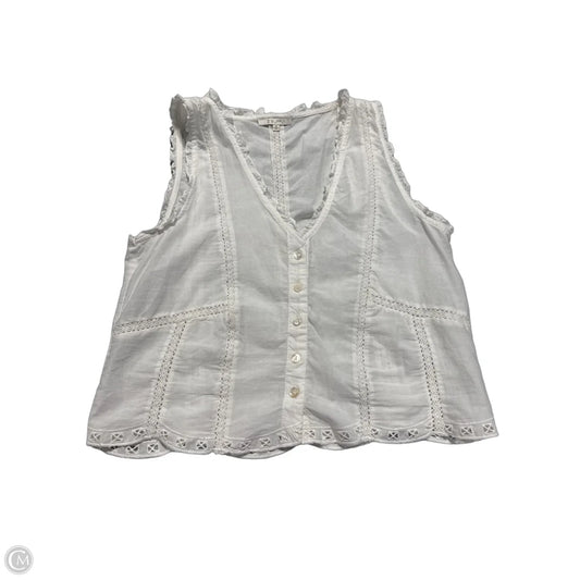 Top Sleeveless By Z Supply In White, Size: S