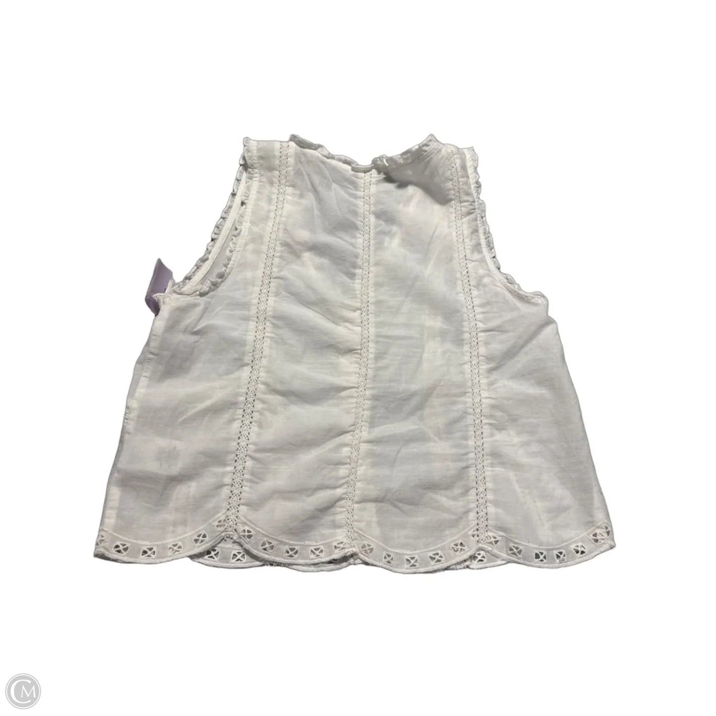 Top Sleeveless By Z Supply In White, Size: S