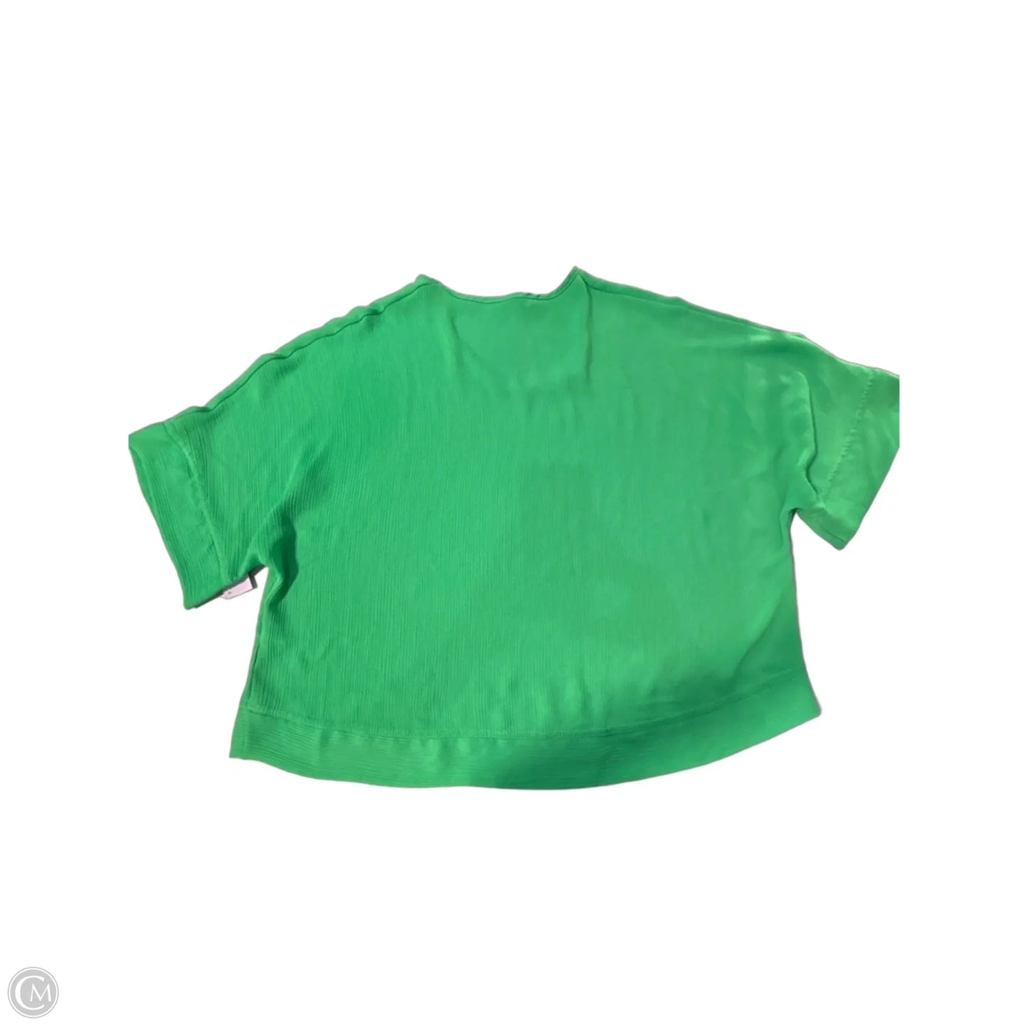 Top Short Sleeve By Tyche In Green, Size: M