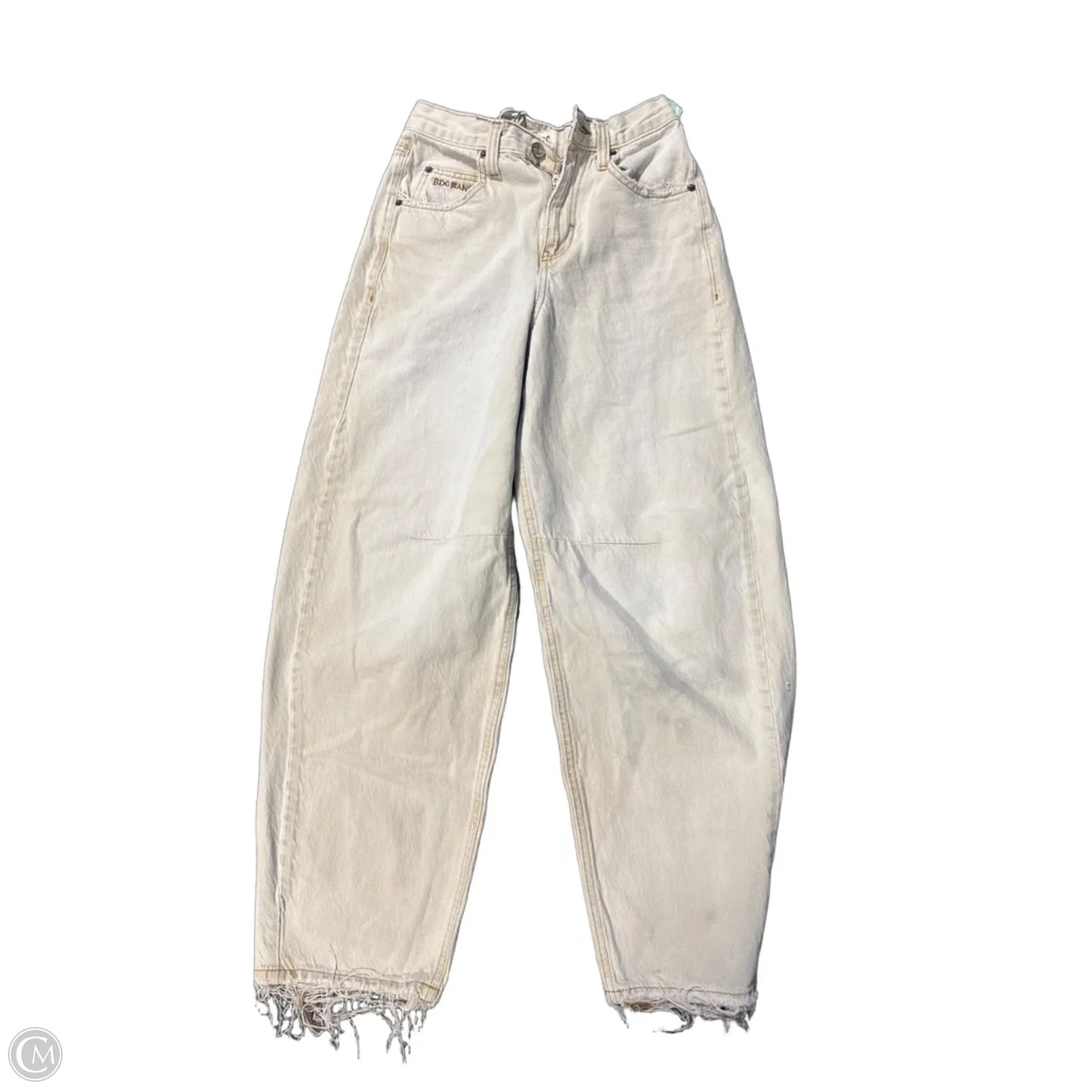 Jeans Wide Leg By Urban Outfitters In Beige, Size: 0