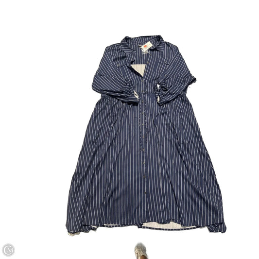 Dress Casual Maxi By Torrid In Blue, Size: 3x