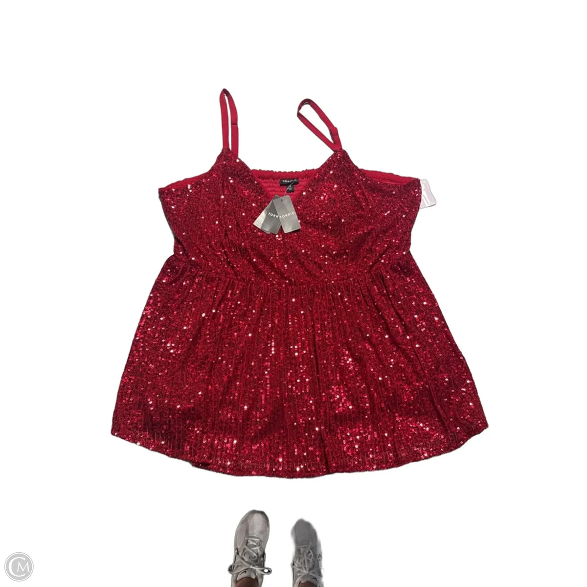Tank Top By Torrid In Red, Size: 2x