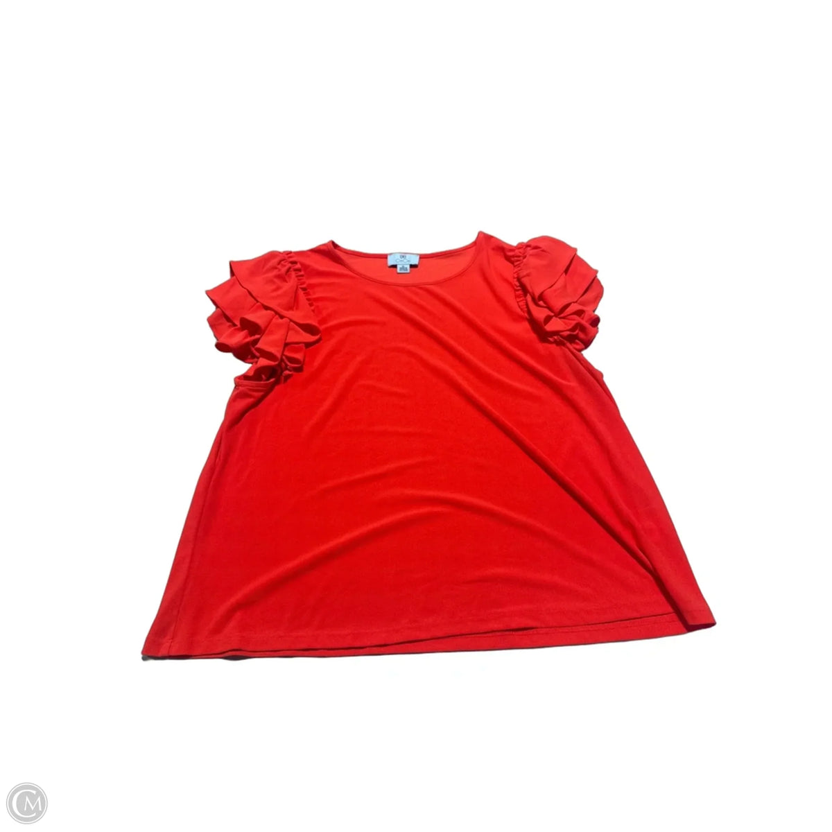 Top Short Sleeve By Cece In Red, Size: Xl