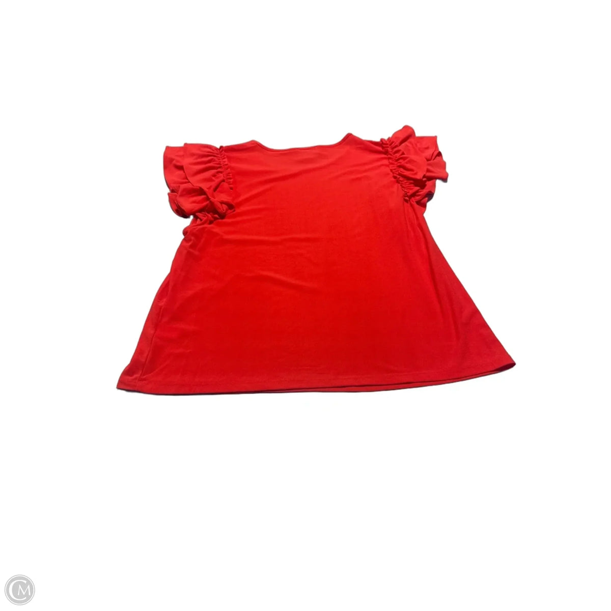 Top Short Sleeve By Cece In Red, Size: Xl
