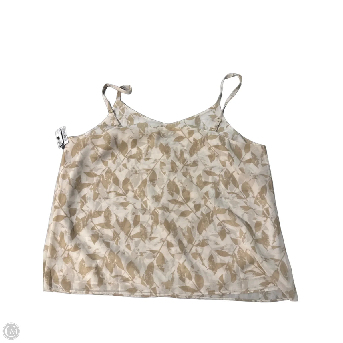 Tank Top By Cabi In Beige, Size: L