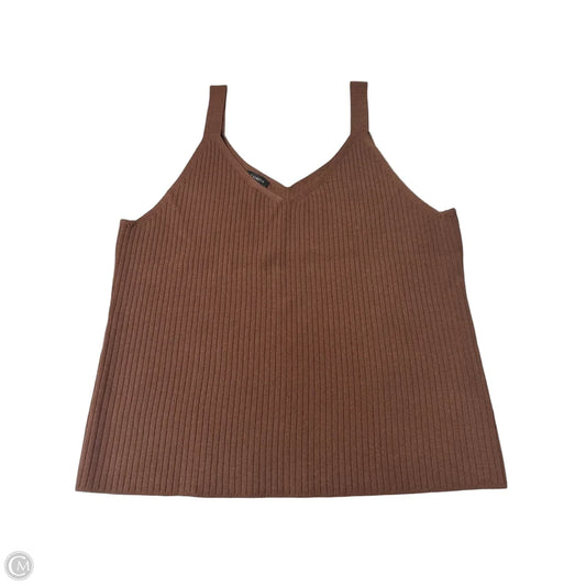 Tank Top By Talbots In Brown, Size: Xl
