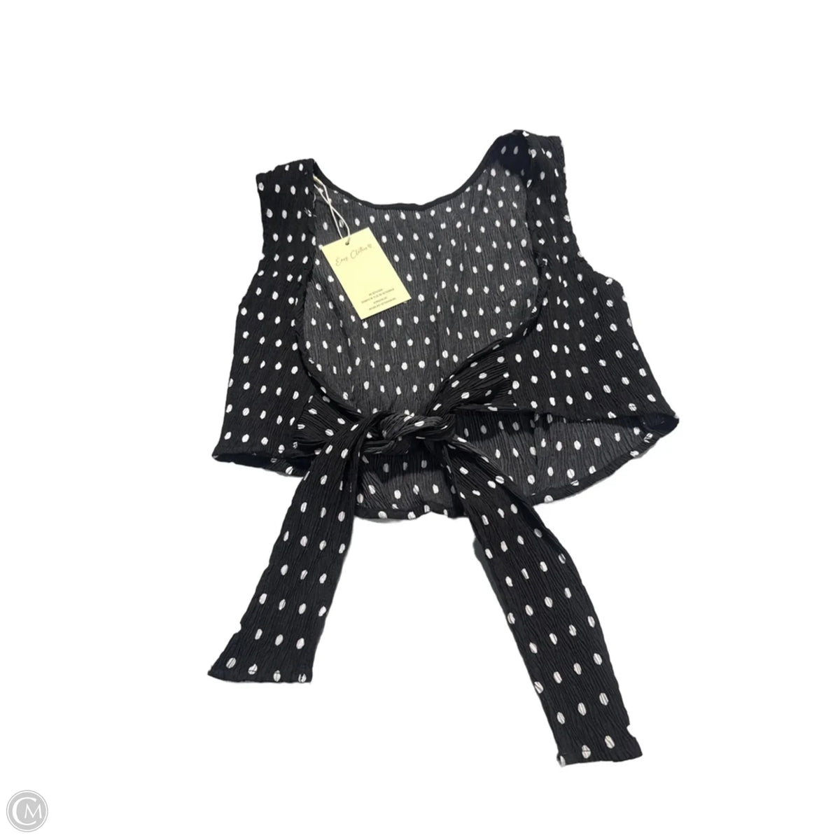 Tank Top By Easy Clothes In Black, Size: S