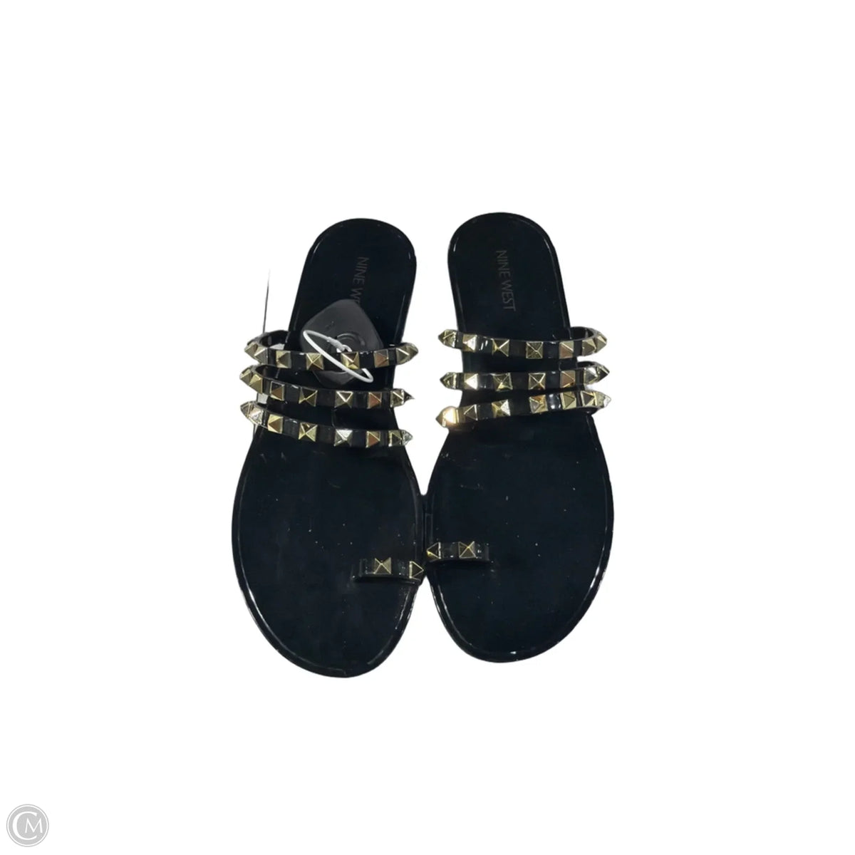 Sandals Flats By Nine West In Black, Size: 9