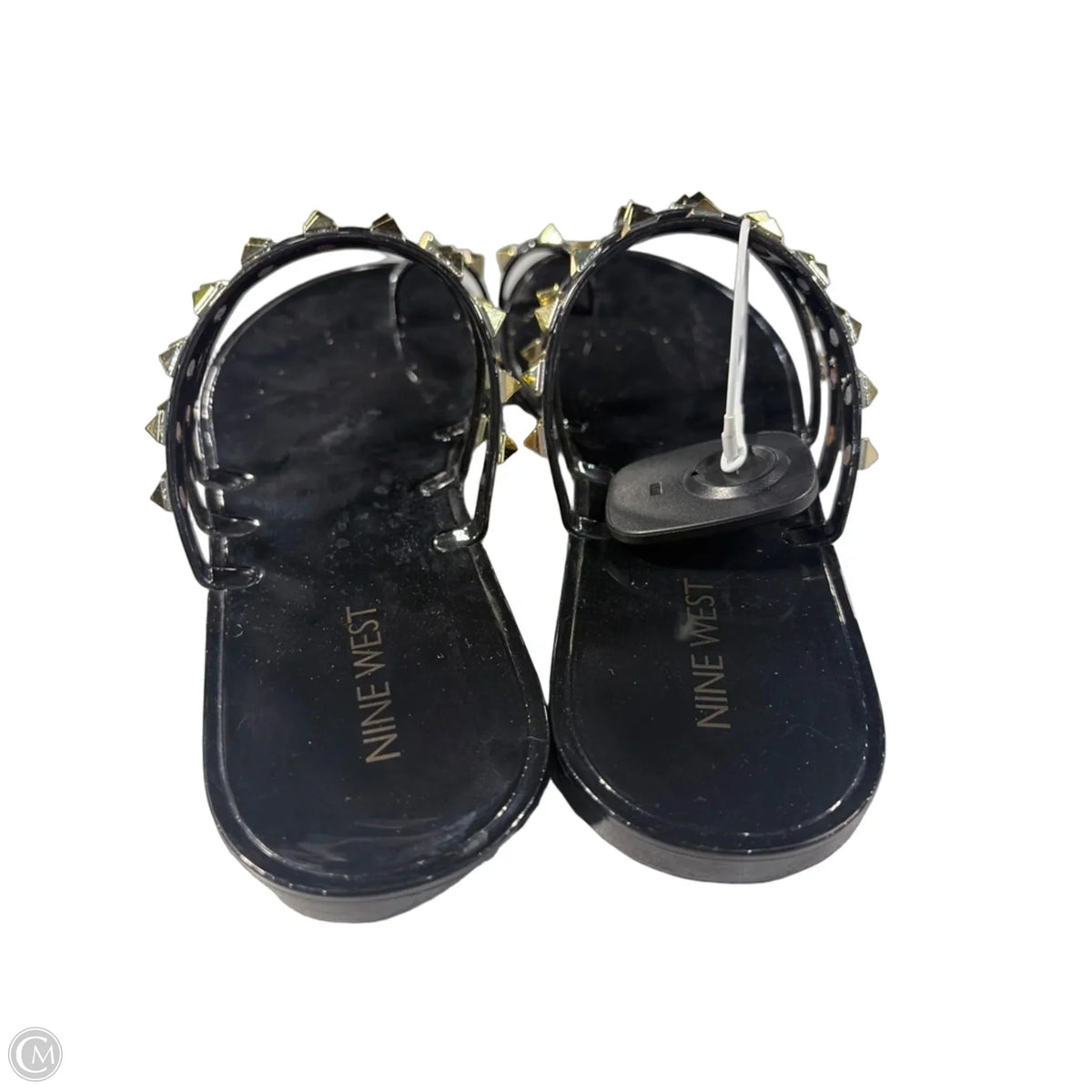 Sandals Flats By Nine West In Black, Size: 9