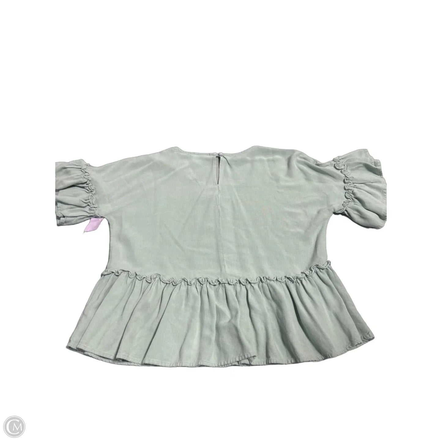 Top Short Sleeve By Everly In Blue, Size: M