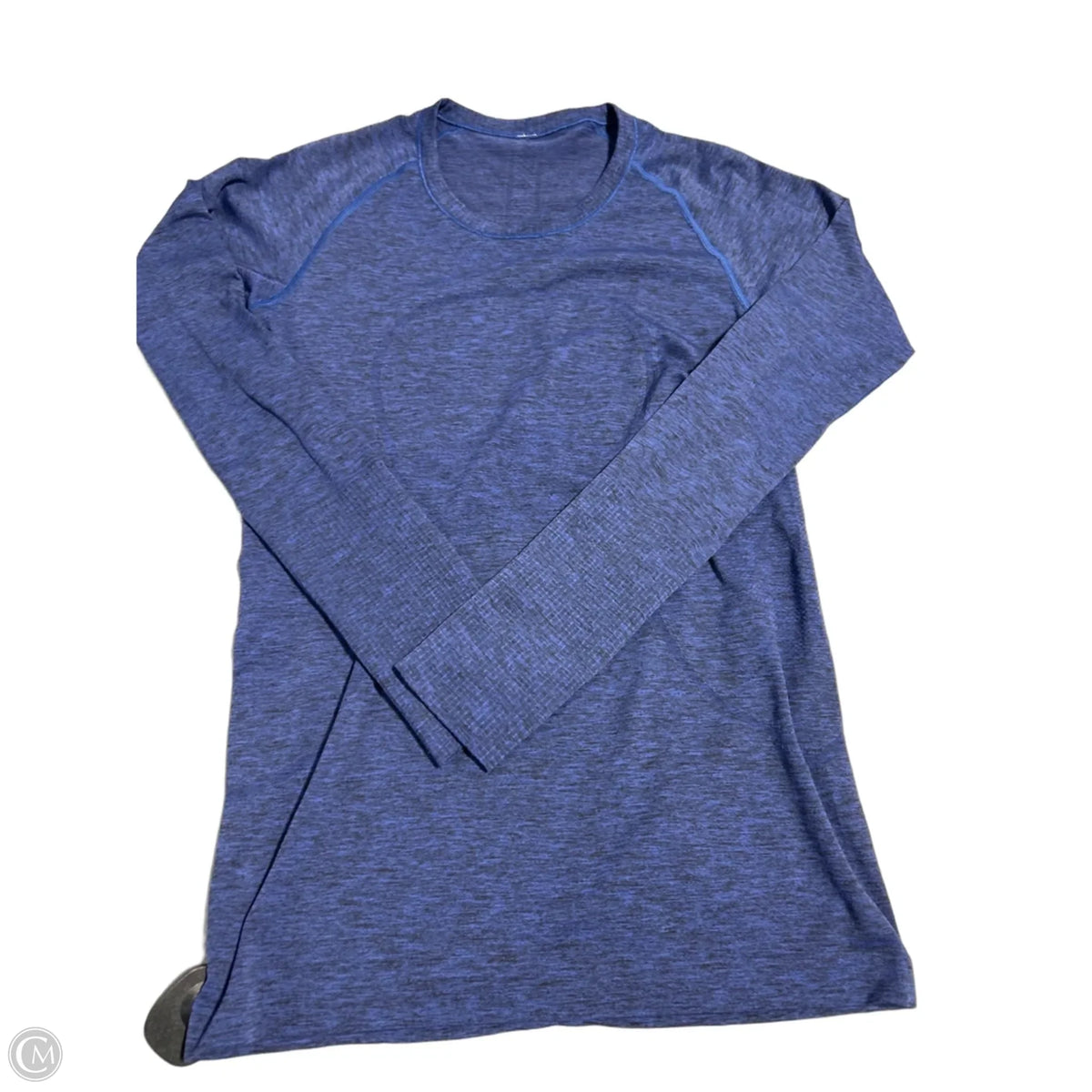 Top Long Sleeve By Lululemon In Blue, Size: M