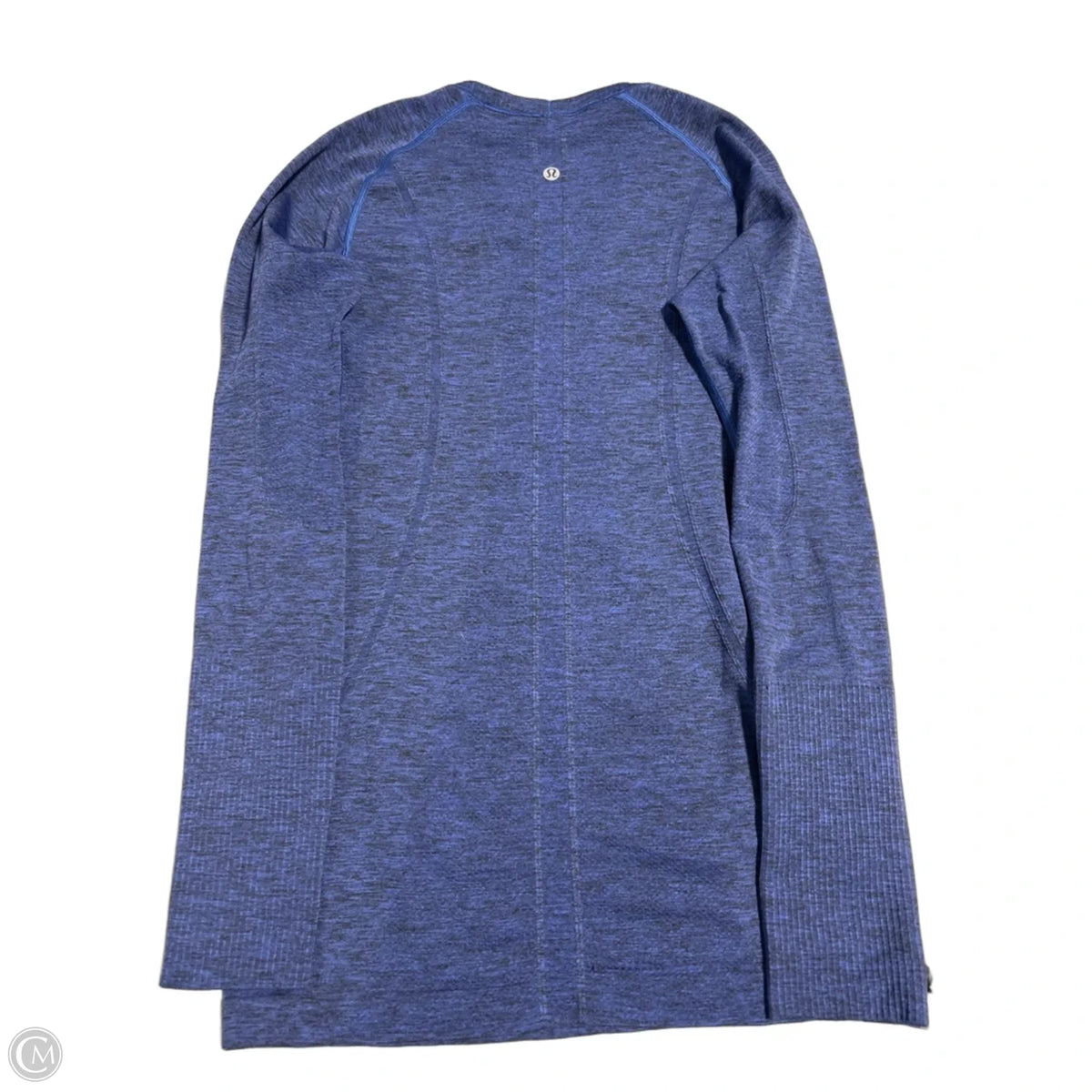 Top Long Sleeve By Lululemon In Blue, Size: M