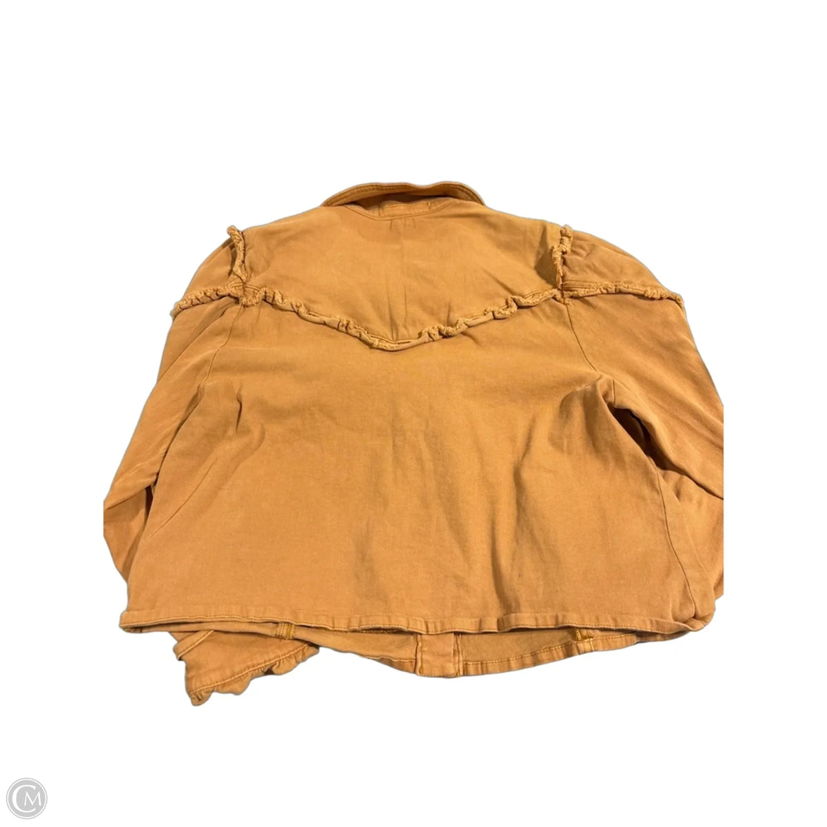 Jacket Denim By Cmc In Orange, Size: L