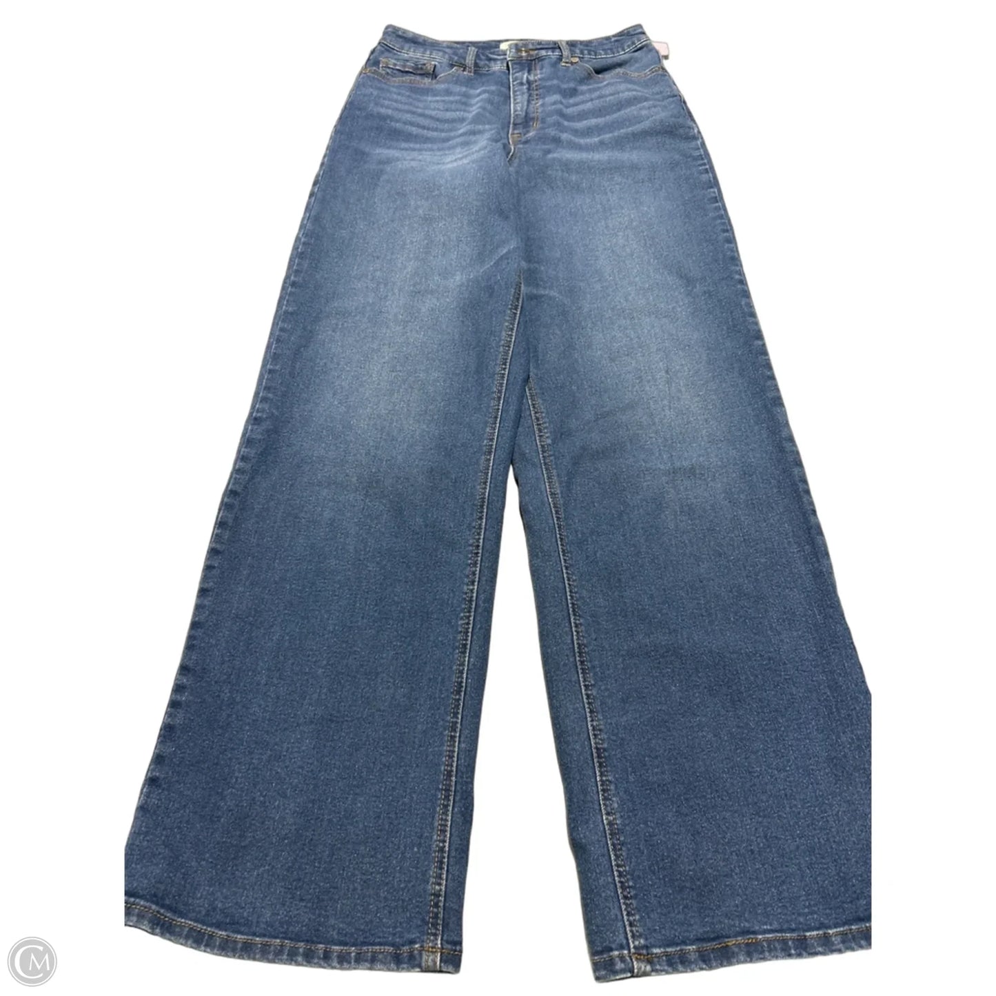 Jeans Wide Leg By Sofia By Sofia Vergara In Blue, Size: 8