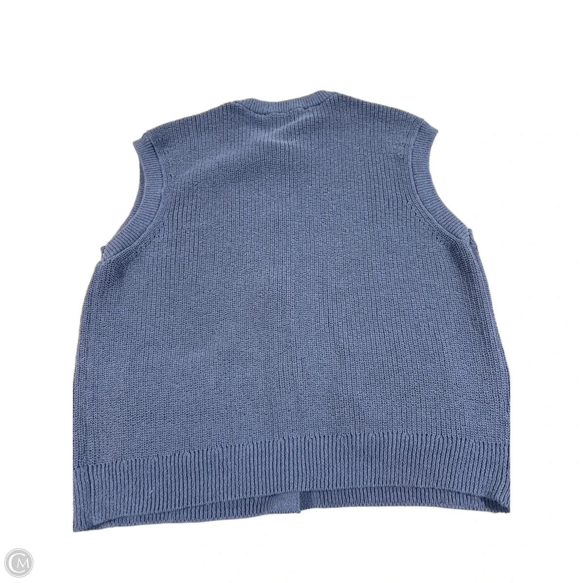 Vest Sweater By Loft In Blue, Size: M