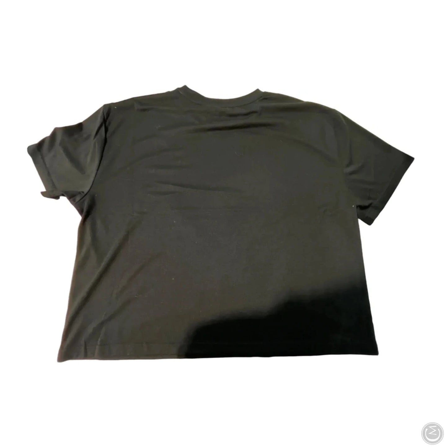 Top Short Sleeve By Authentic In Black, Size: L