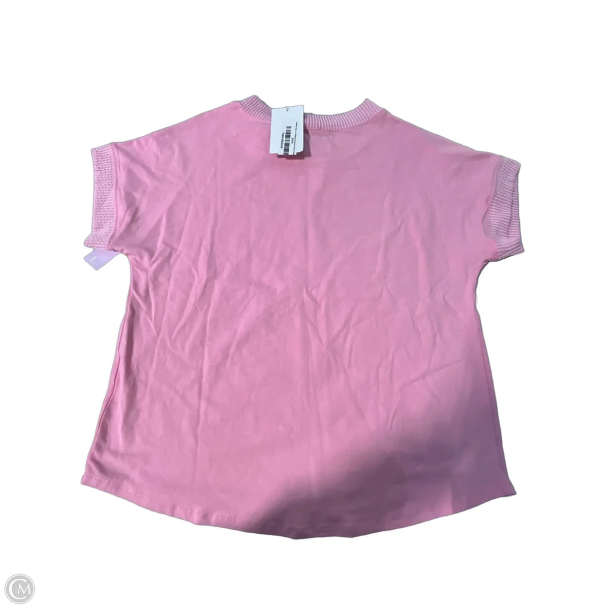 Top Short Sleeve By Les Amis In Pink, Size: M