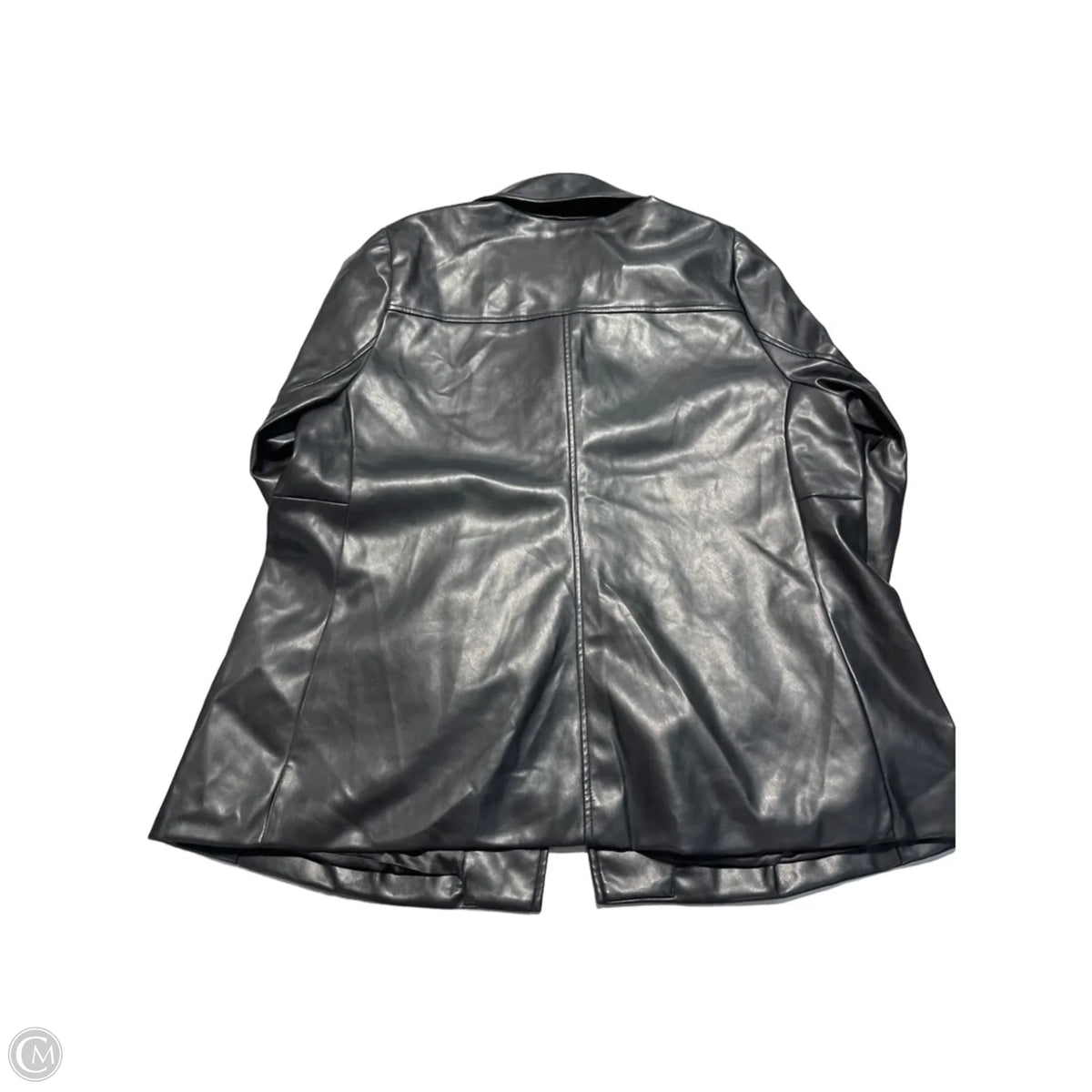 Coat Trench Coat By Torrid In Black, Size: 2x