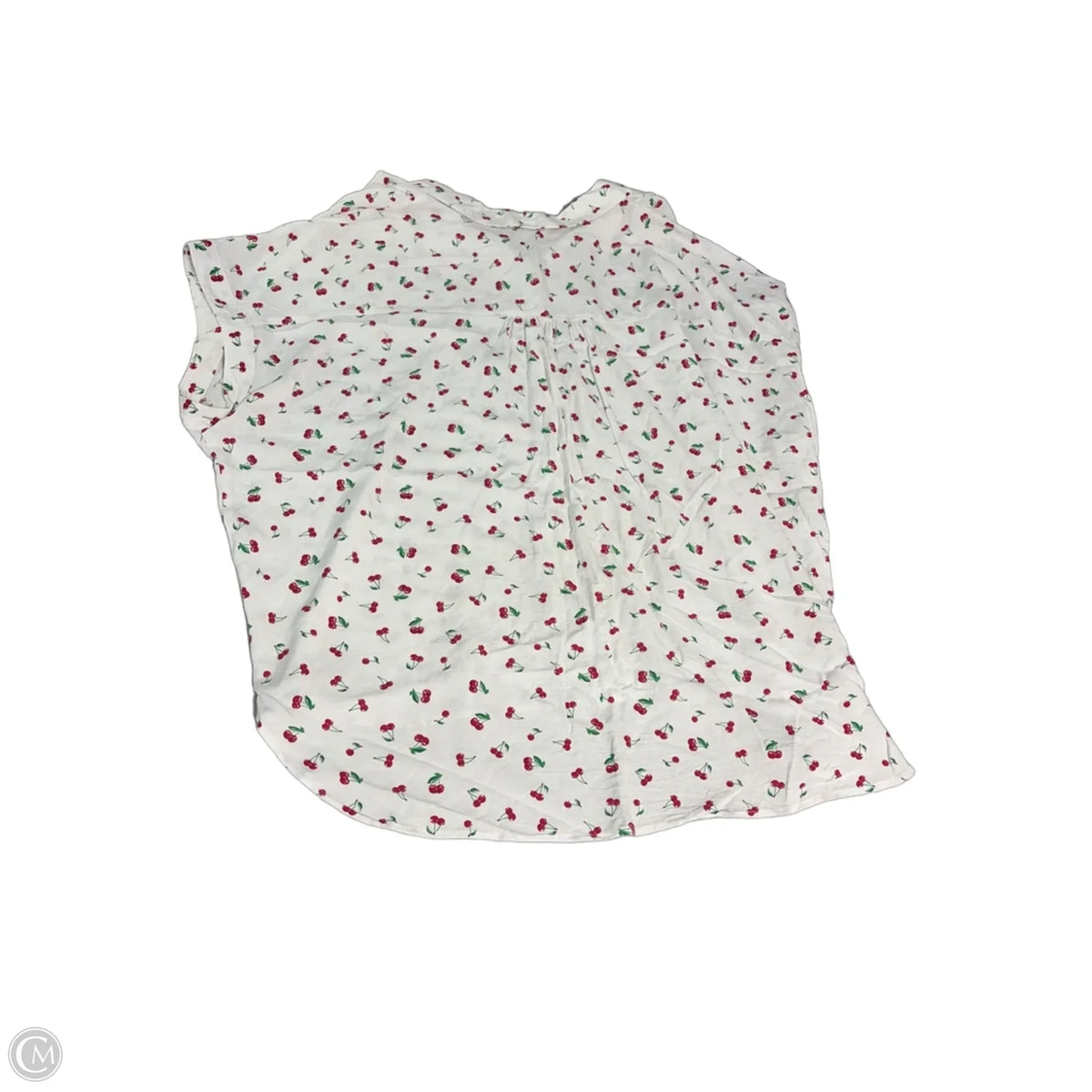 Top Short Sleeve By Lee In White, Size: 2x