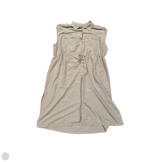 Dress Casual Maxi By Old Navy In Beige, Size: 2x