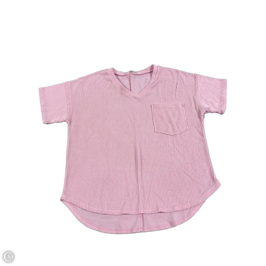 Top Short Sleeve By Altard State In Pink, Size: Xs
