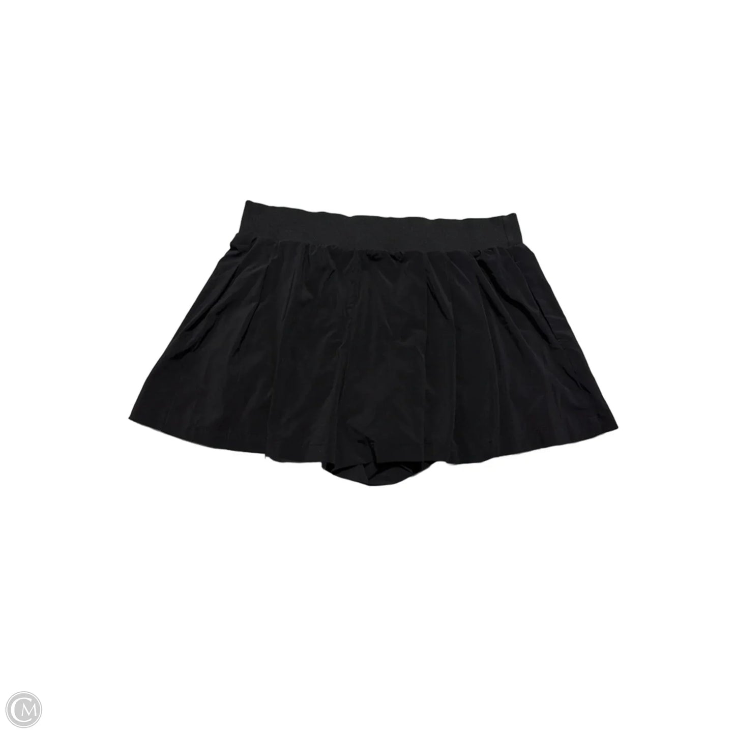 Skort By Stylus In Black, Size: Xxl