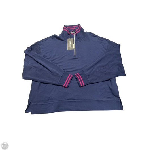 Top Long Sleeve By Rlx In Blue, Size: L