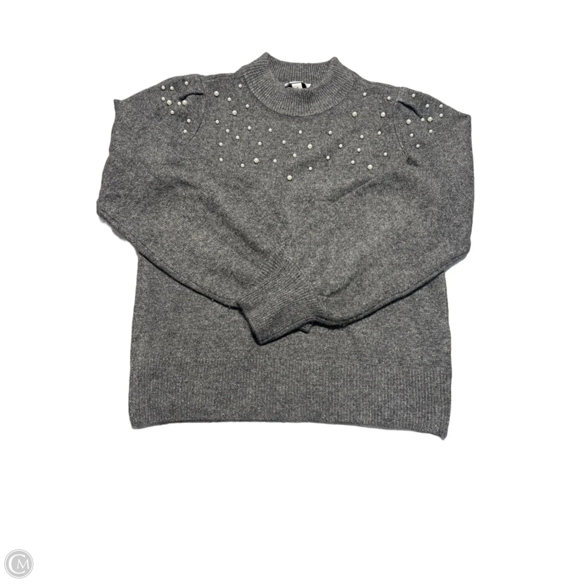 Sweater By Cece In Grey, Size: M