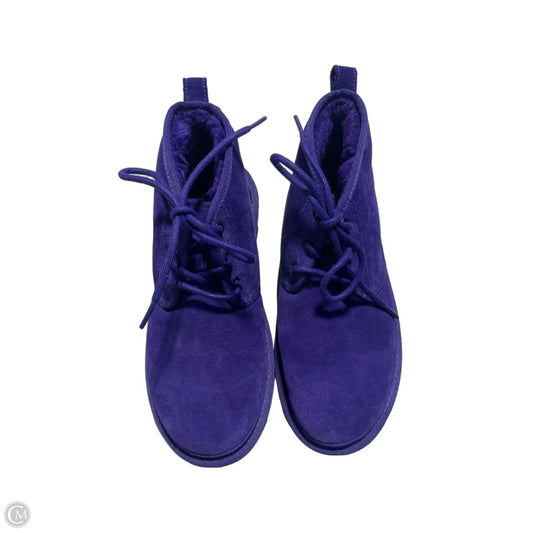 Boots Designer By Ugg In Purple, Size: 9