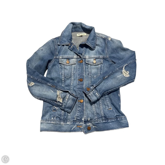 Jacket Denim By Madewell In Blue, Size: Xs