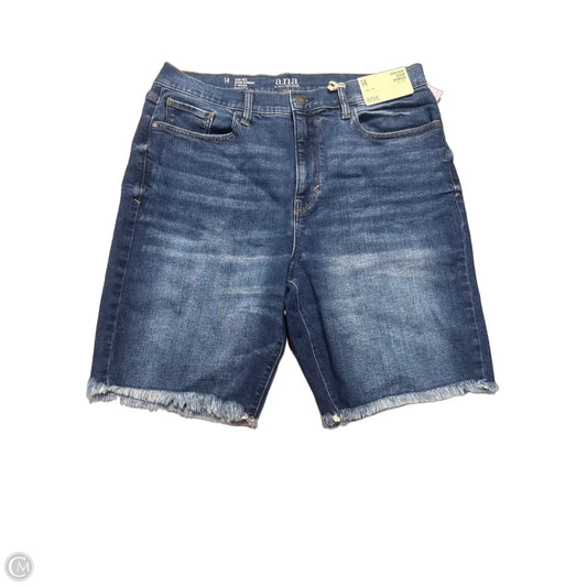 Shorts By Ana In Blue, Size: 14