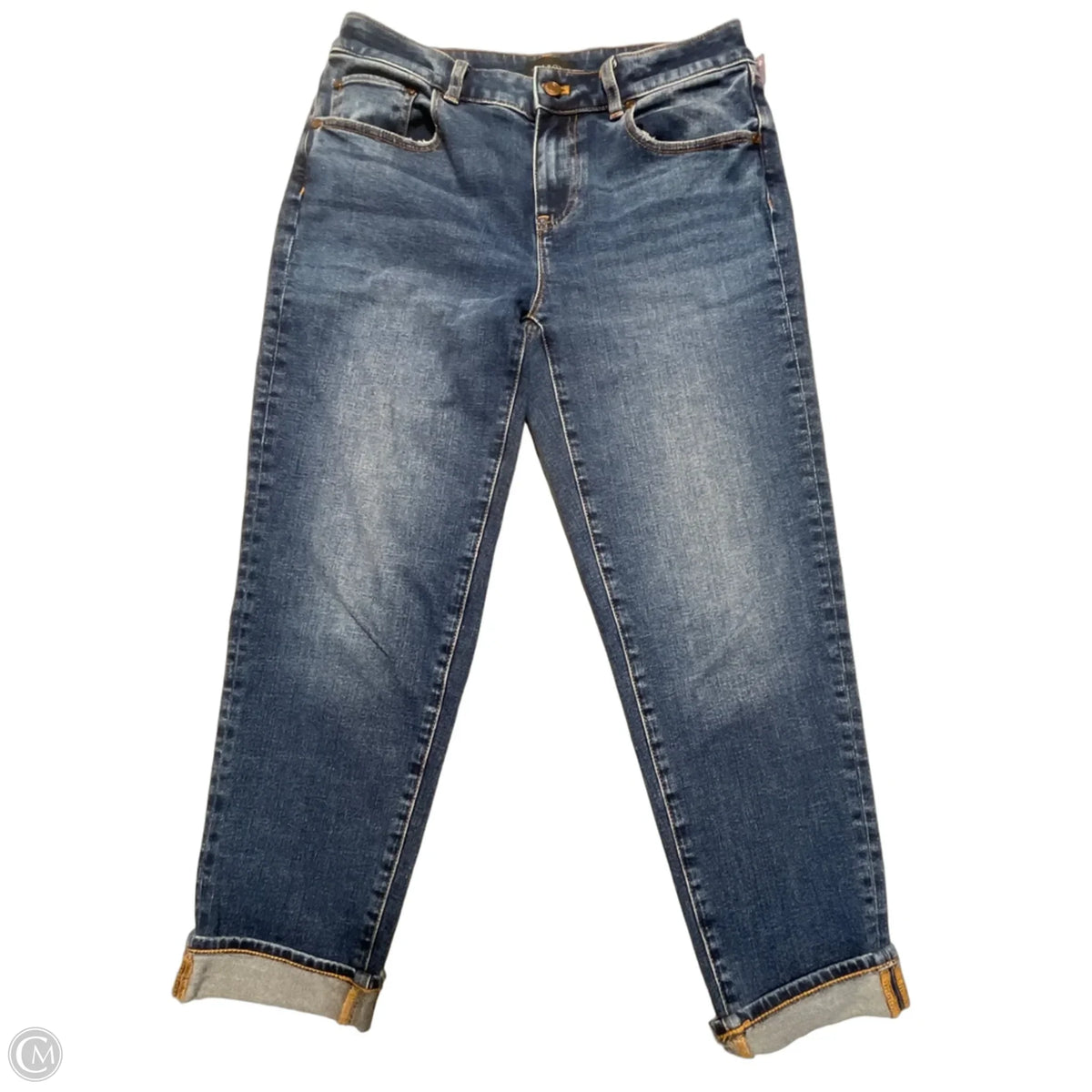 Jeans Straight By Talbots In Blue, Size: 4p