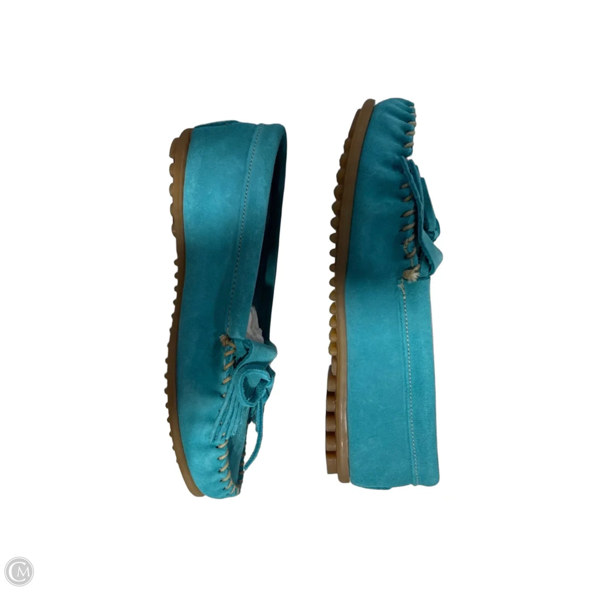 Shoes Flats By Minnetonka In Blue, Size: 7