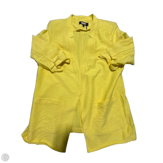 Blazer By Dkny In Yellow, Size: L