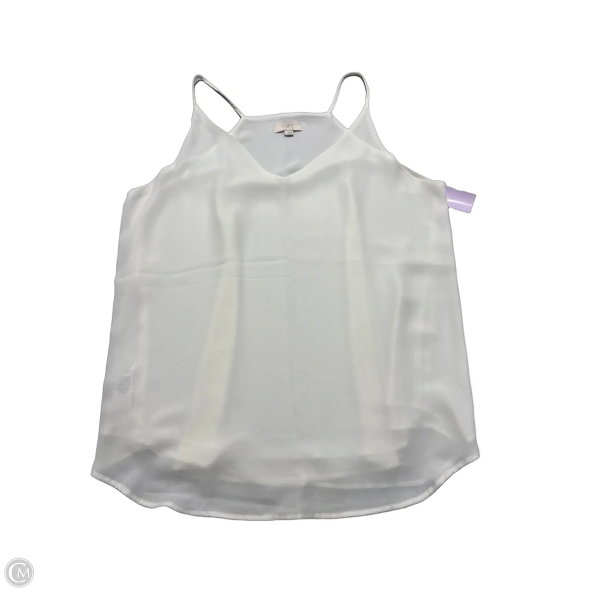 Tank Top By Loft In White, Size: L