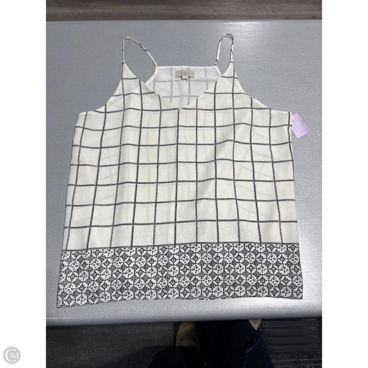 Tank Top By Loft In White, Size: L