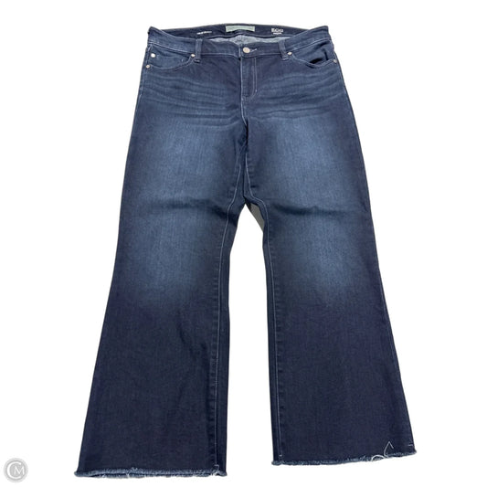Jeans Wide Leg By Liverpool In Blue, Size: 12