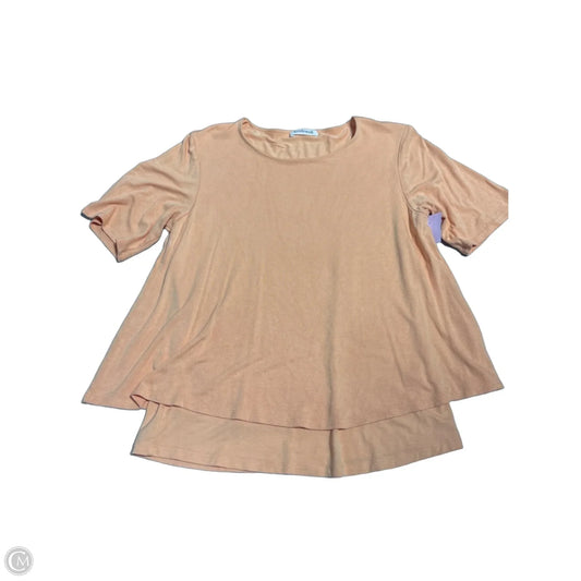 Top Short Sleeve By Kettlewell In Orange, Size: L