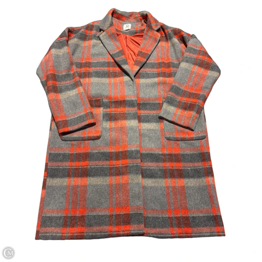 Coat Wool By Cmc In Plaid Pattern, Size: L