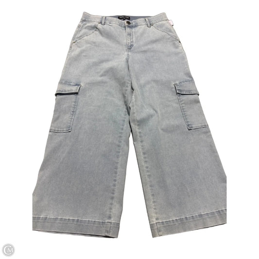 Jeans Wide Leg By Mac And Me In Blue, Size: 14