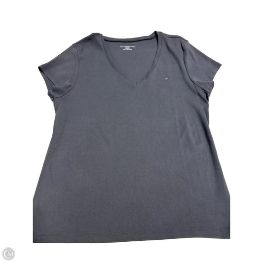Top Short Sleeve By Tommy Hilfiger In Blue, Size: Xxl