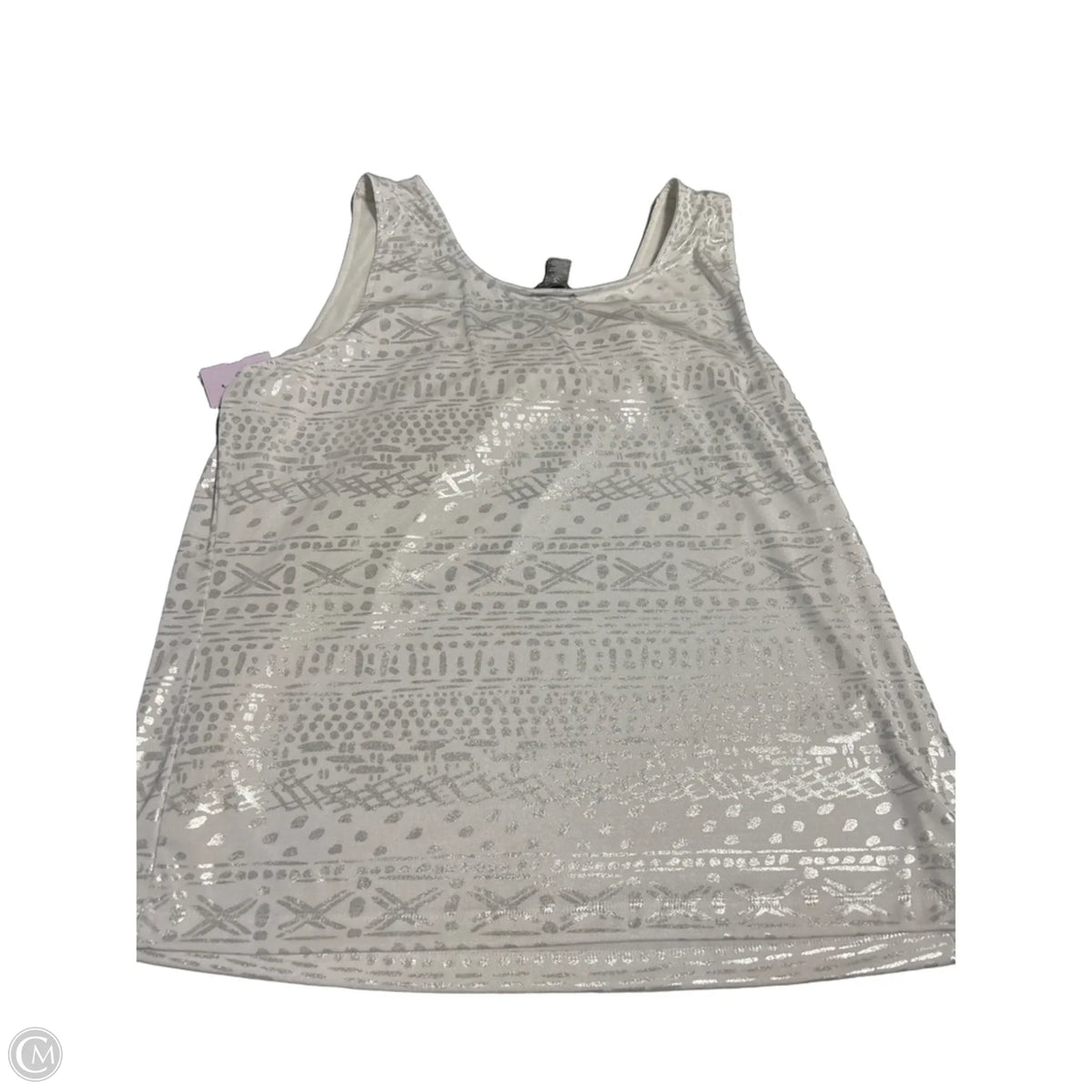 Tank Top By Chicos In White, Size: 3x