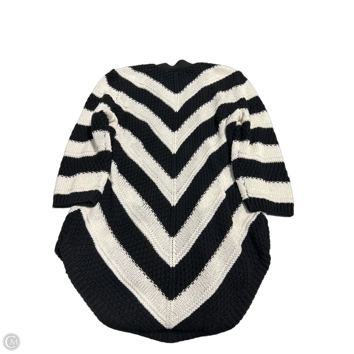 Cardigan By Chicos In Striped Pattern, Size: 3x
