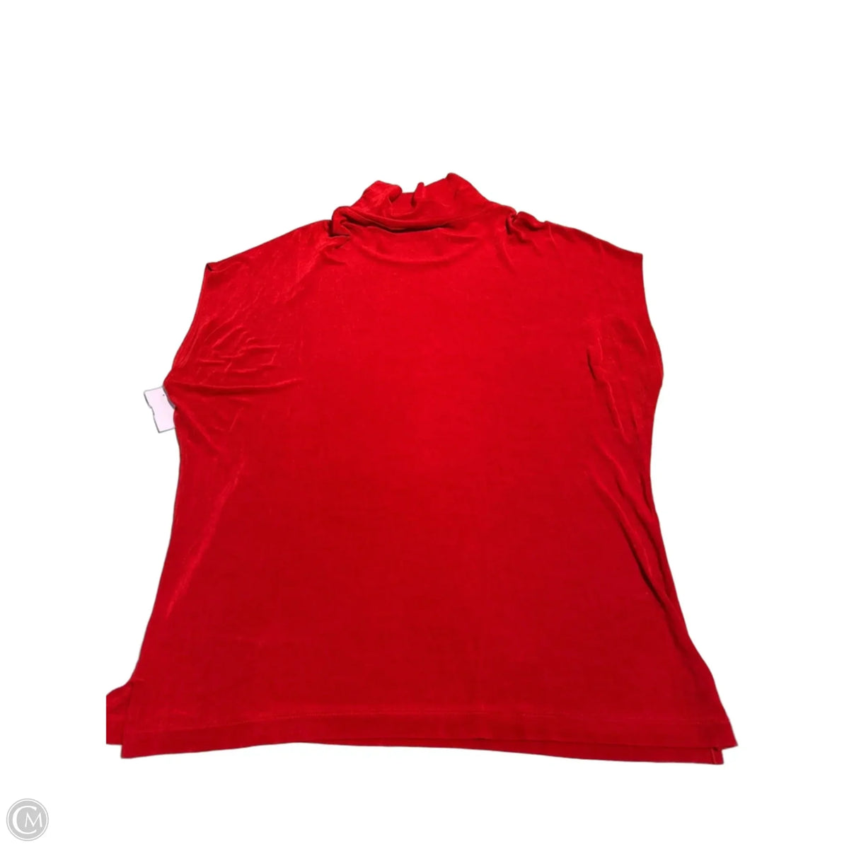 Top Short Sleeve By Chicos In Red, Size: 3x