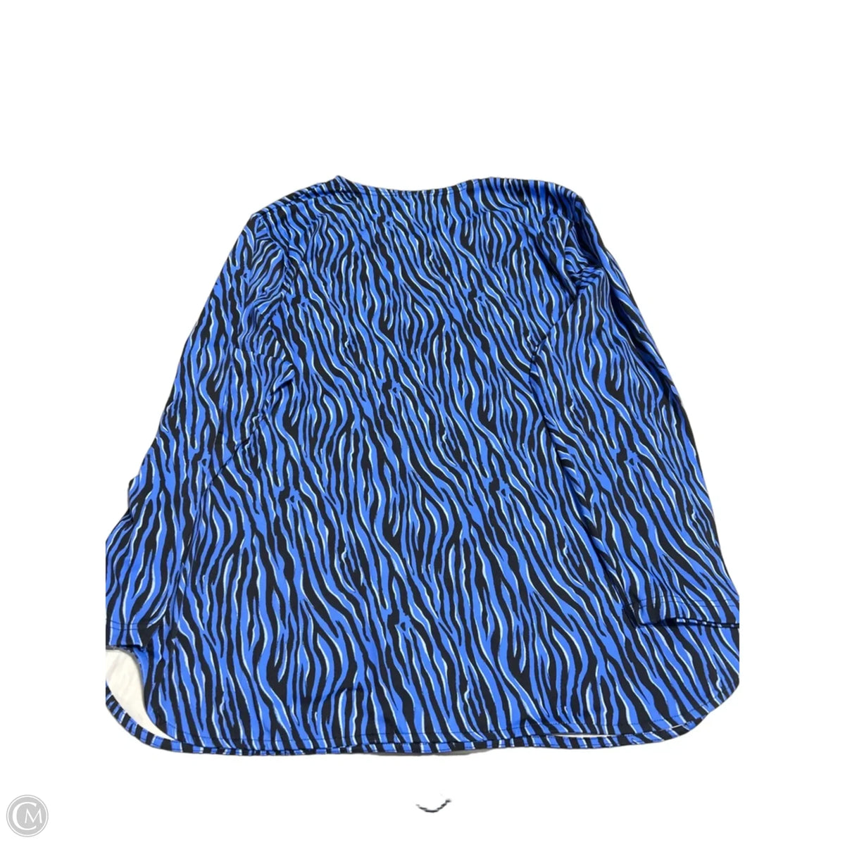 Top Long Sleeve By Lulu B In Blue, Size: 1x